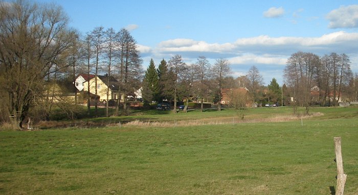 Der Wiesengrund von Thie&szlig;en zu Ostern 2012