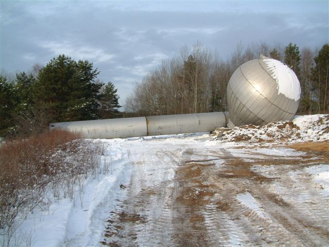 Liegender Wasserturm in Nudersdorf